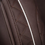 Kit Completo de Capas para Banco de Carro Nureon em Couro Legítimo Universal 5 Lugares Com Airbag + Tapetes e Capa de Volante