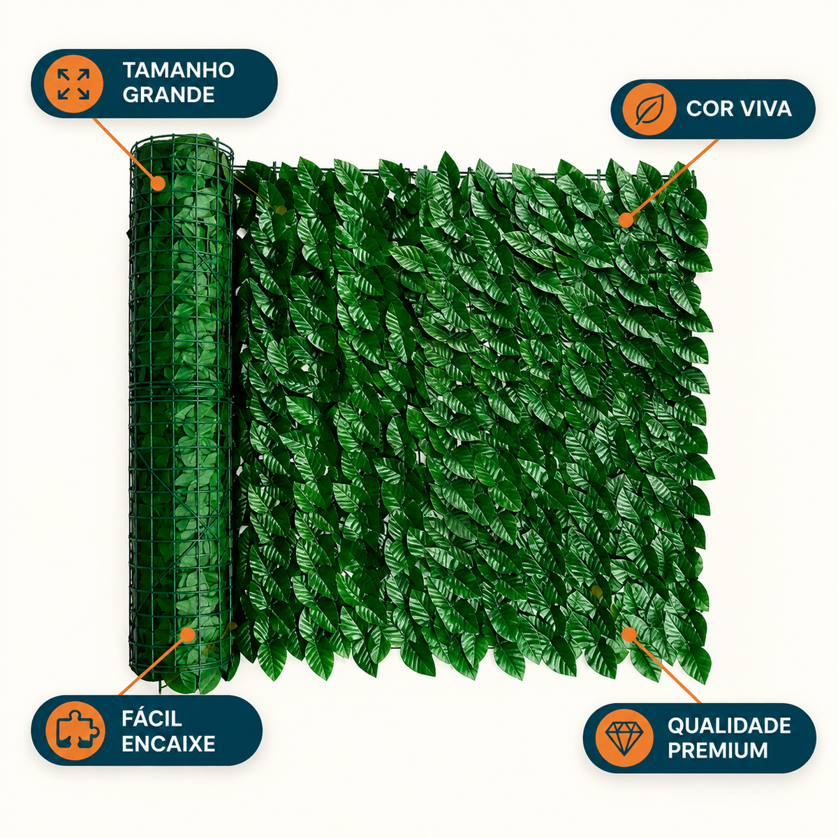 Muro Inglês Jardim Vertical Artificial Painel Decoração