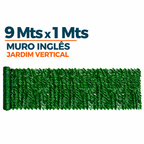 Muro Inglês Jardim Vertical Artificial Painel Decoração