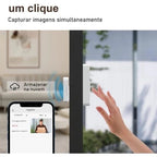 Fechadura Digital Inteligente B36 — Acesso por Biometria, Senha, Cartão + Campainha Digital